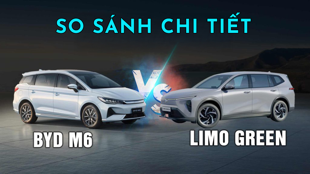 byd m6 va vinfast limo green BANNER Xe điện 7 chỗ: Limo Green hay BYD M6 – Đâu là lựa chọn tối ưu cho bạn?